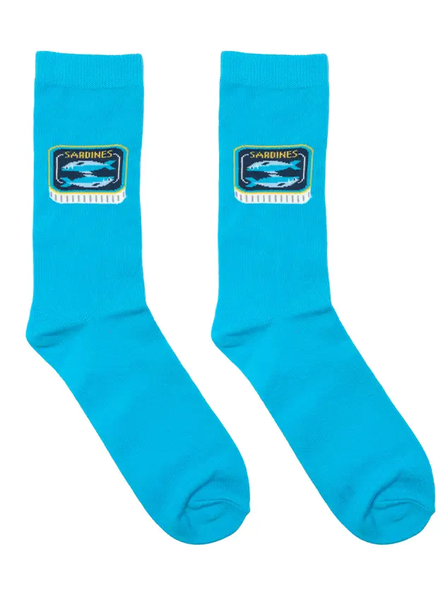 3D Packaged Crew Socks - Canned Fish "Sardines" - Image 2
