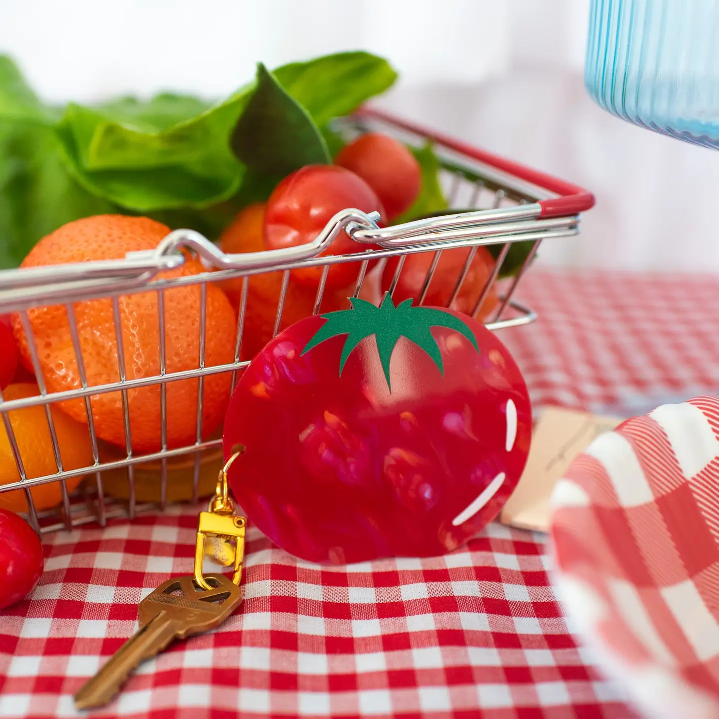 Acetate Tomato Keychain & Bag Charm - Image 3