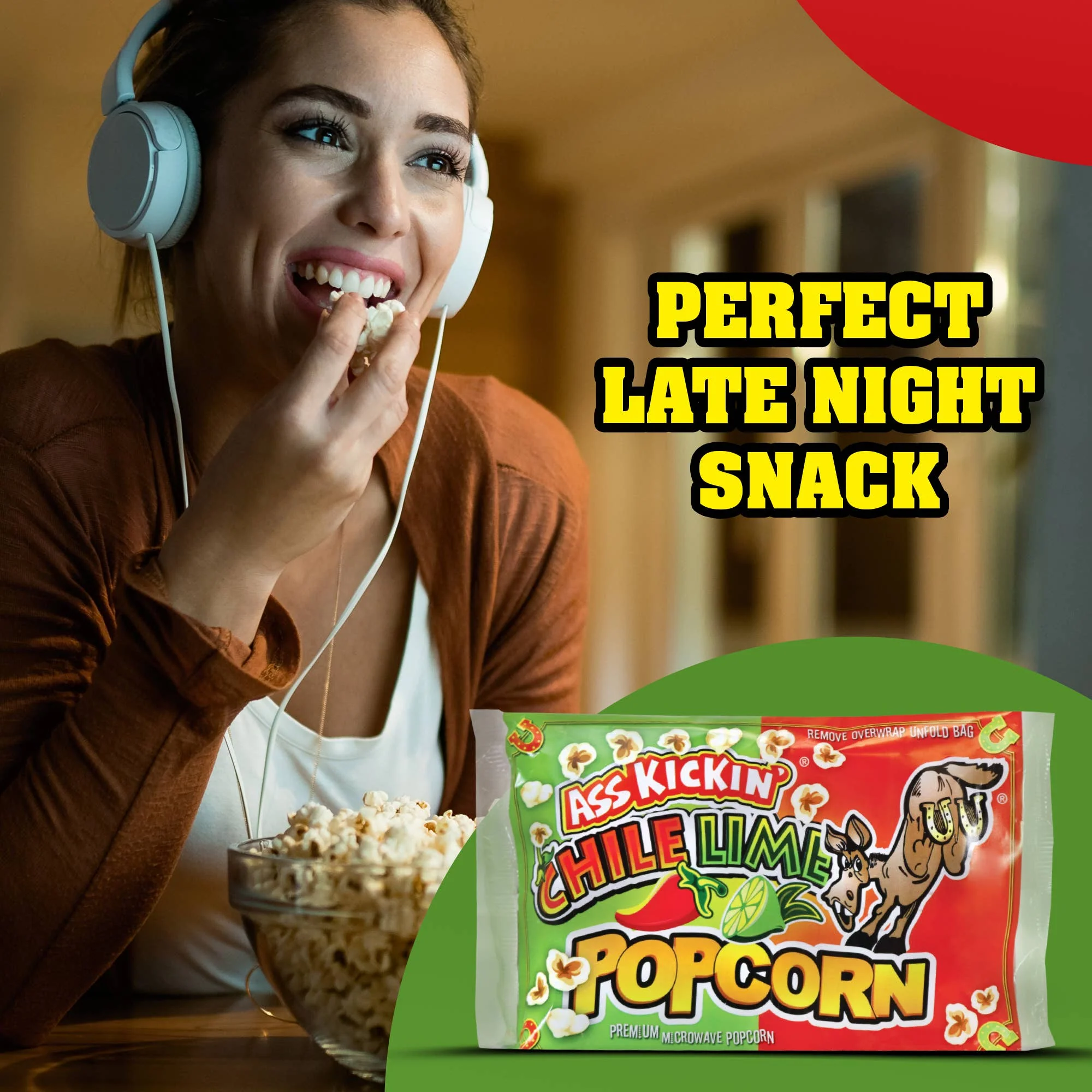 Ass Kickin' Chile Lime Microwave Popcorn - Image 3