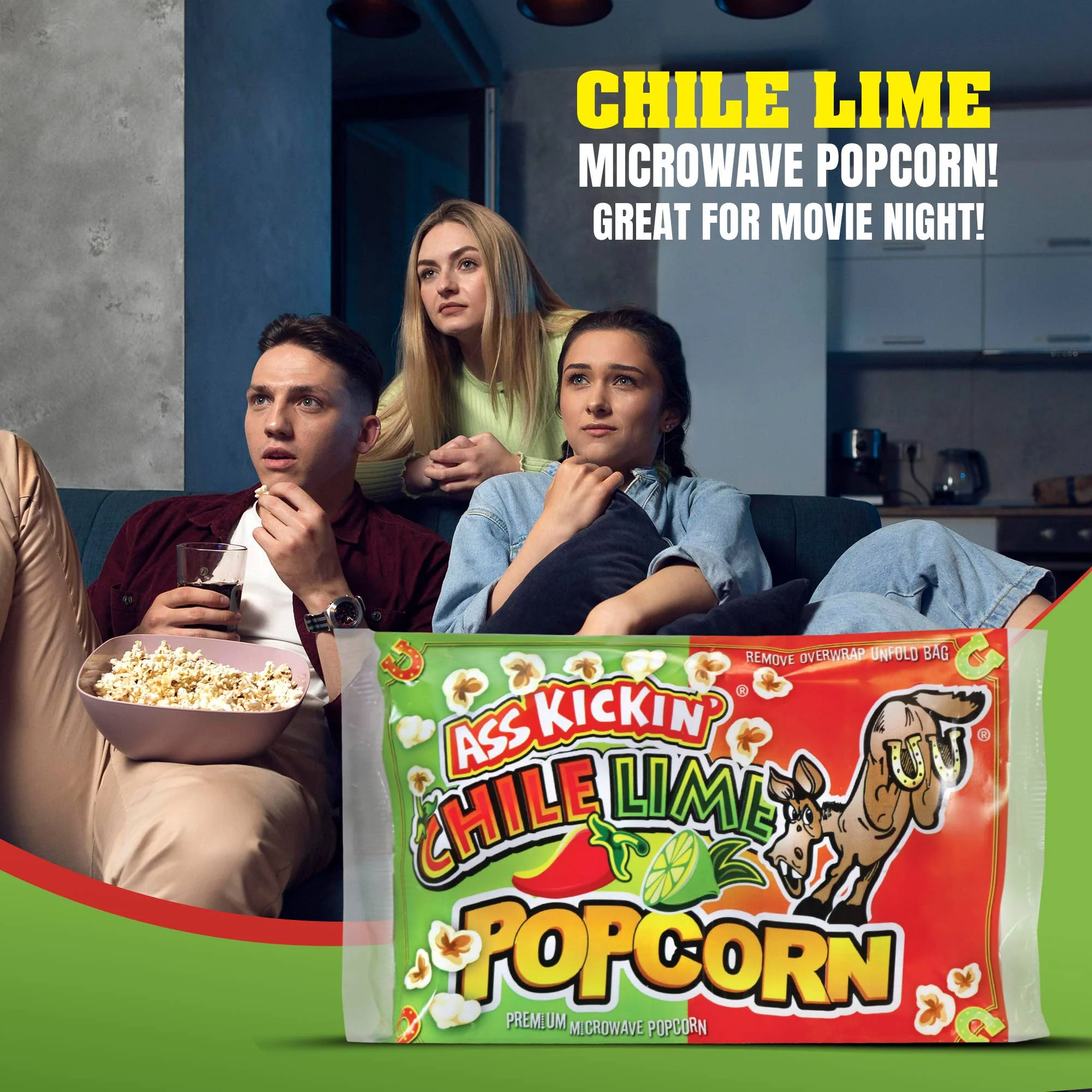 Ass Kickin' Chile Lime Microwave Popcorn - Image 4