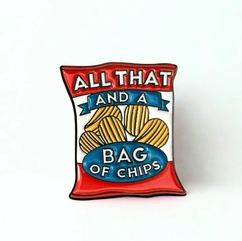 All That And A Bag of Chips Enamel Pin - Image 3