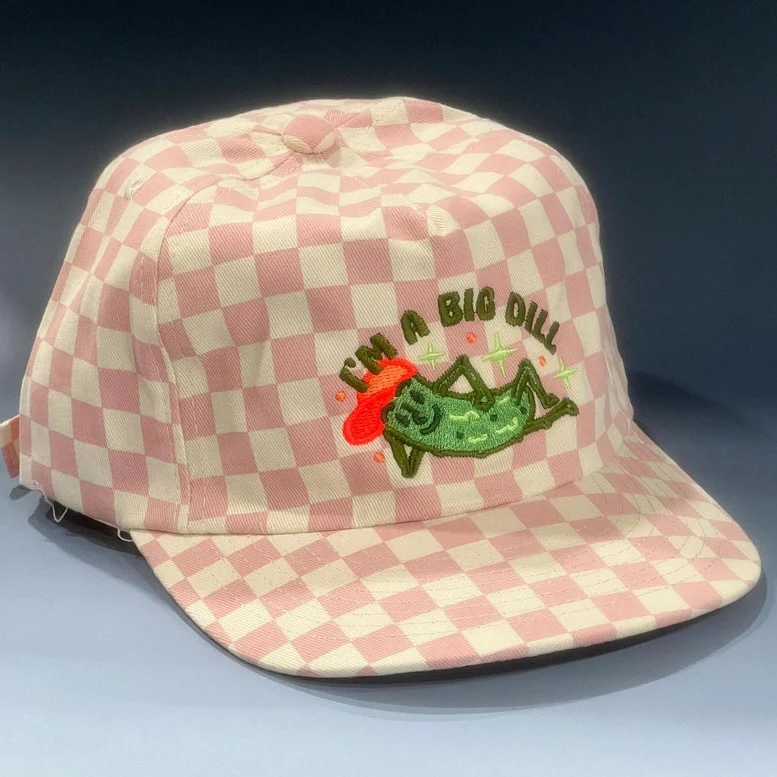 Big Dill Pickle Checkered Hat - Image 3