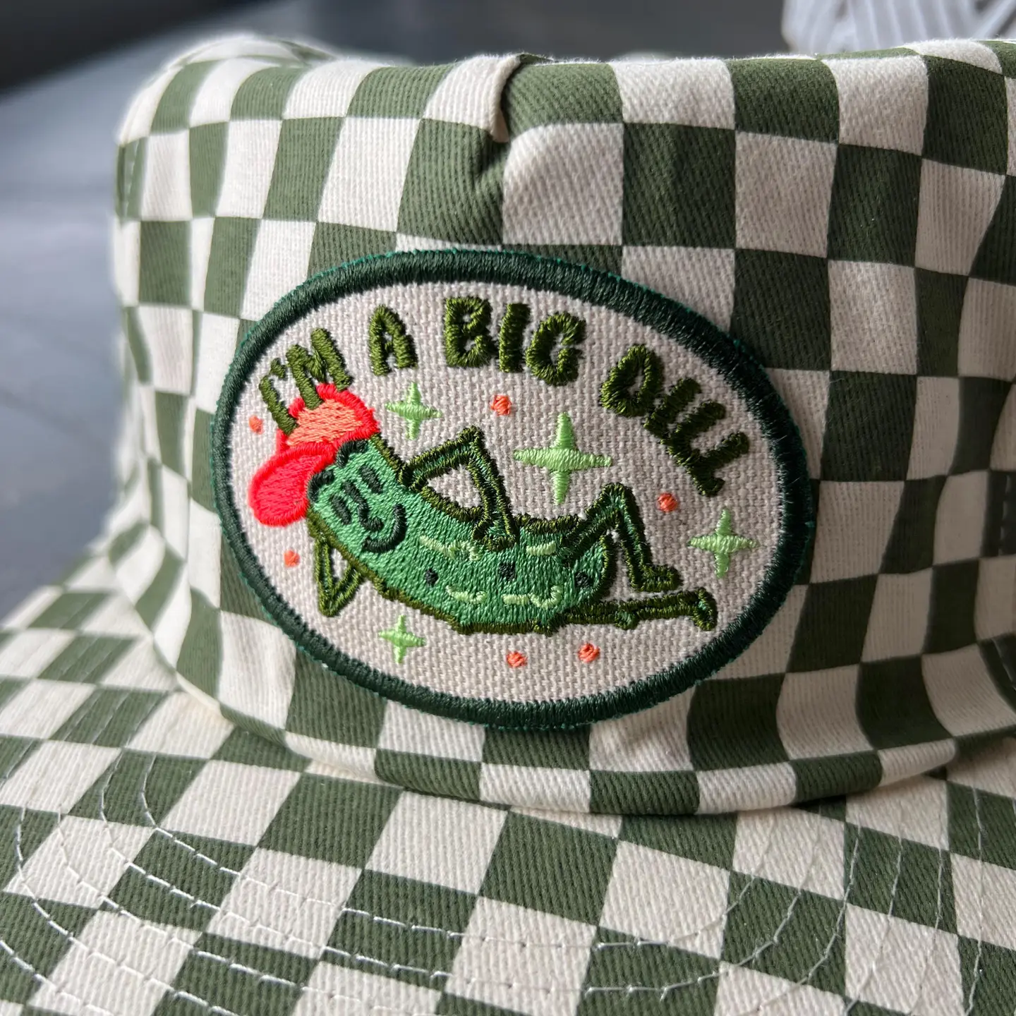 Big Dill Pickle Checkered Hat - Image 4