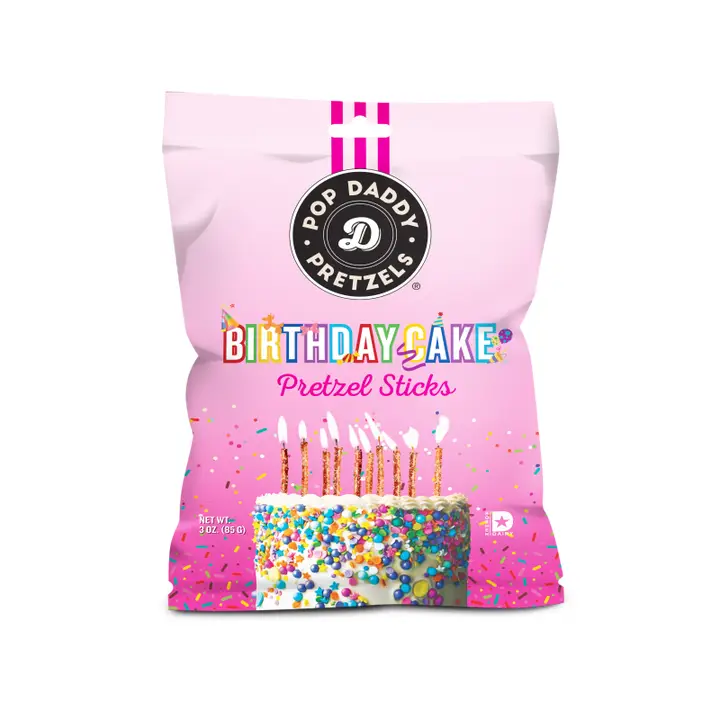 Birthday Cake Pretzel Sticks