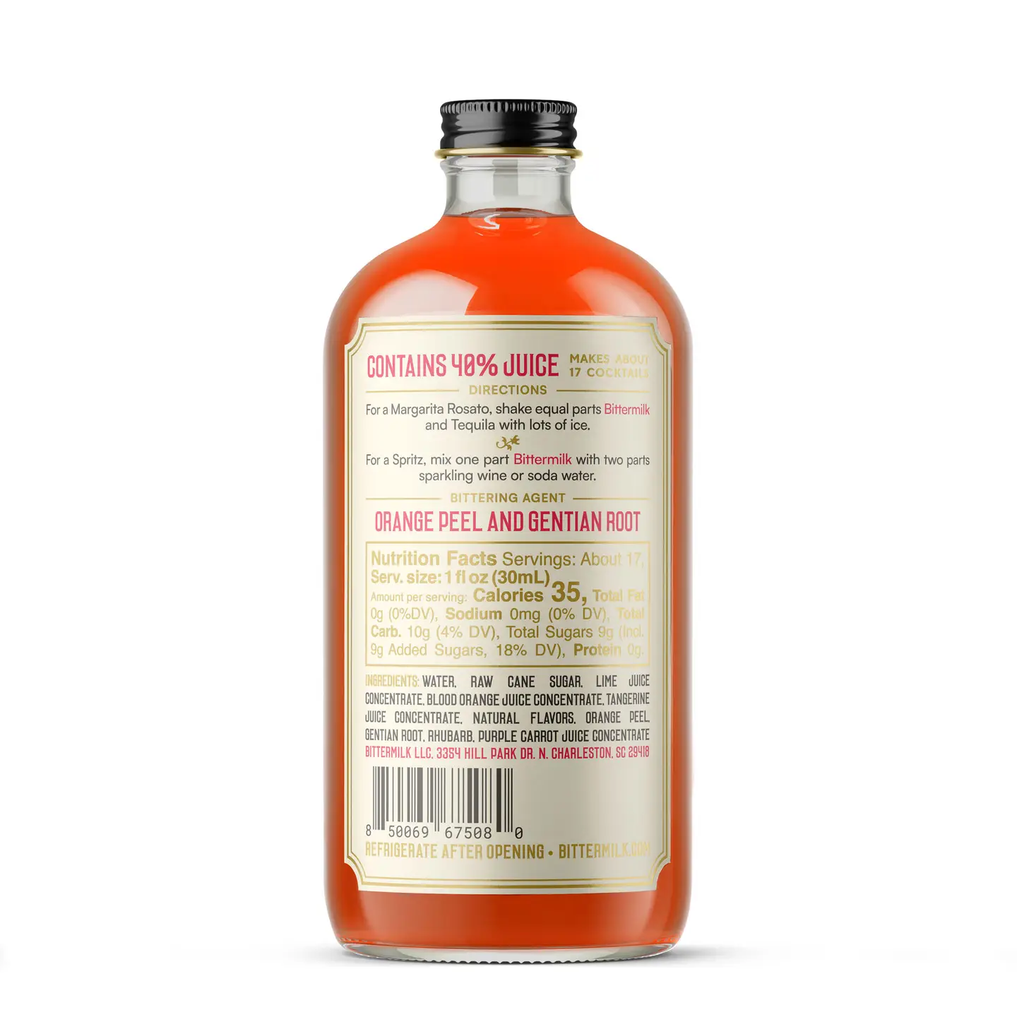 Bittermilk No.8 - Margarita Rosato with Italian Blood Orange - Image 5