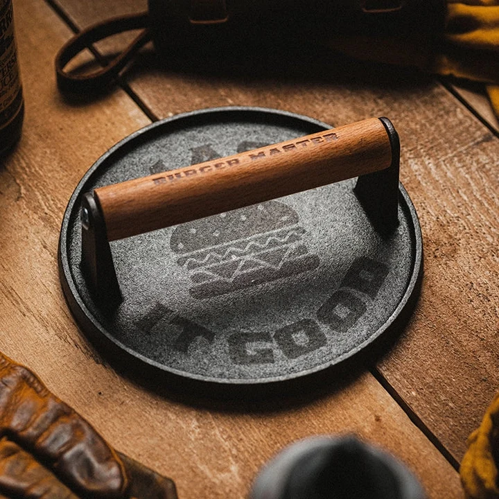 Burger Master – Cast Iron Grill Press - Image 6