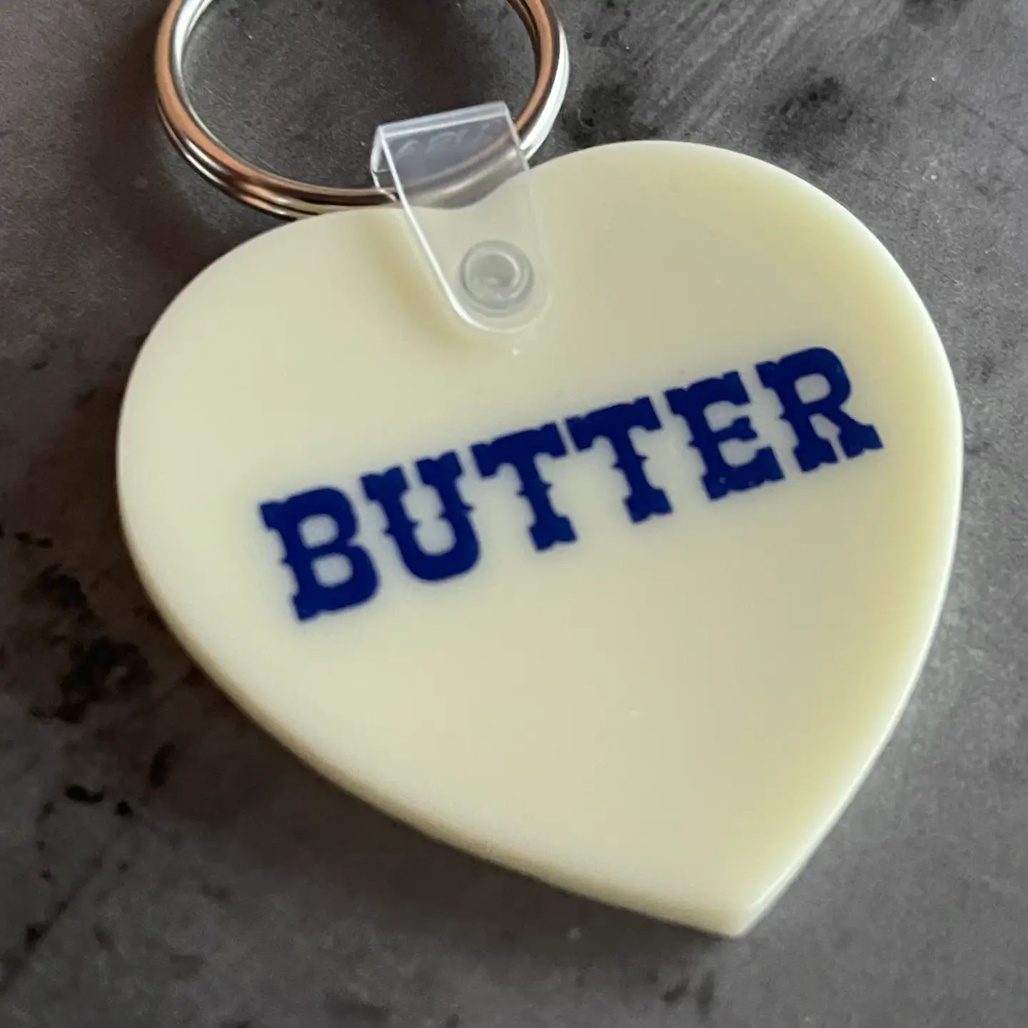 Butter Heart Keychain - Image 2