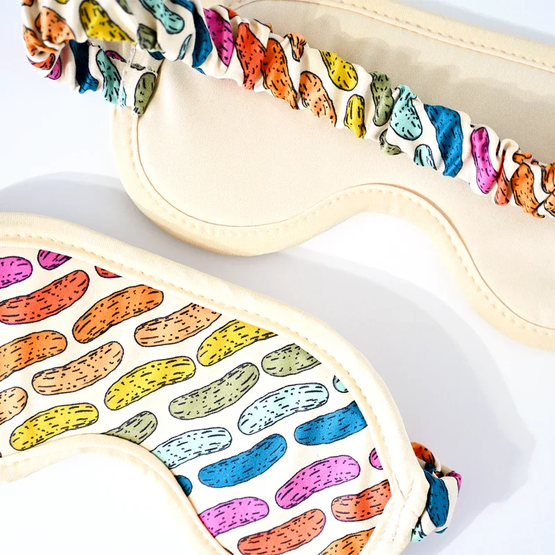 Color Pop Pickles Sleep Eye Mask - Image 3