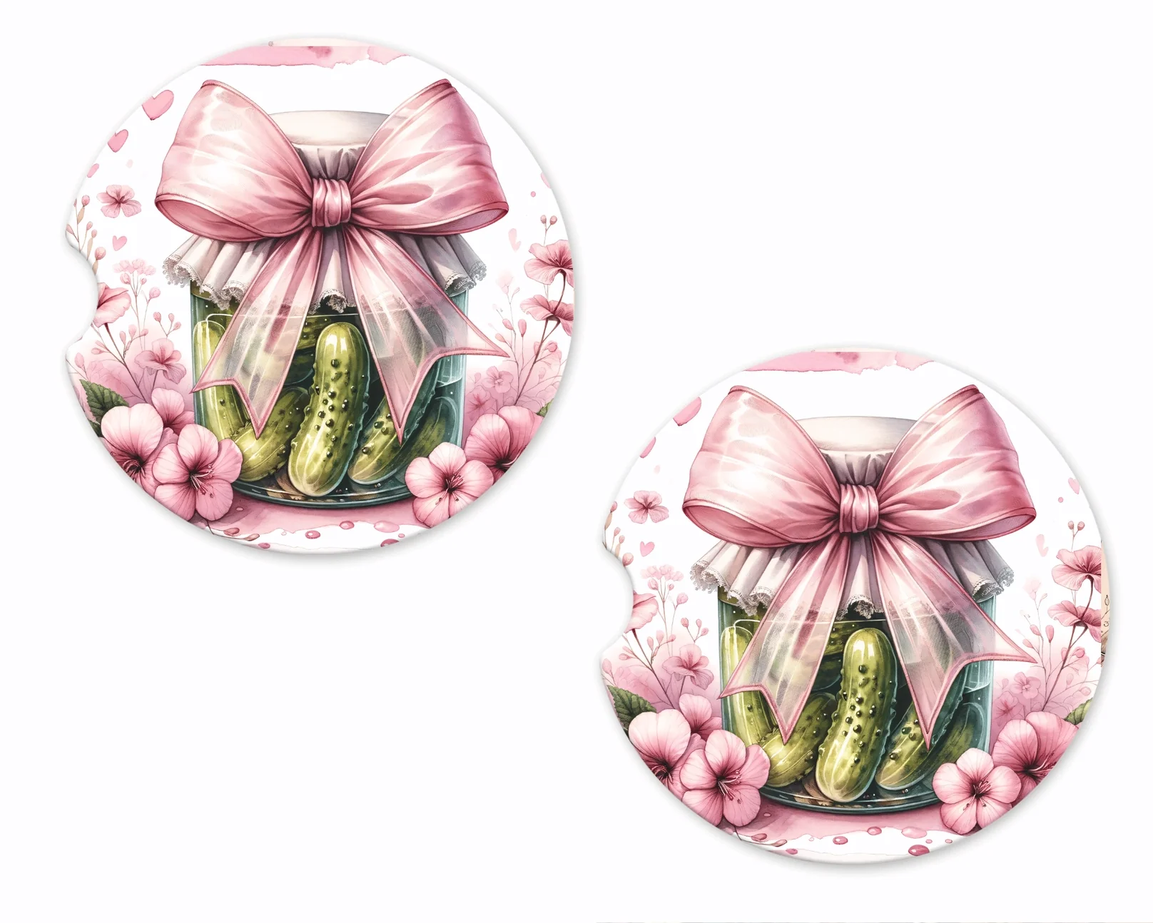 Coquette Pickles Car Coasters