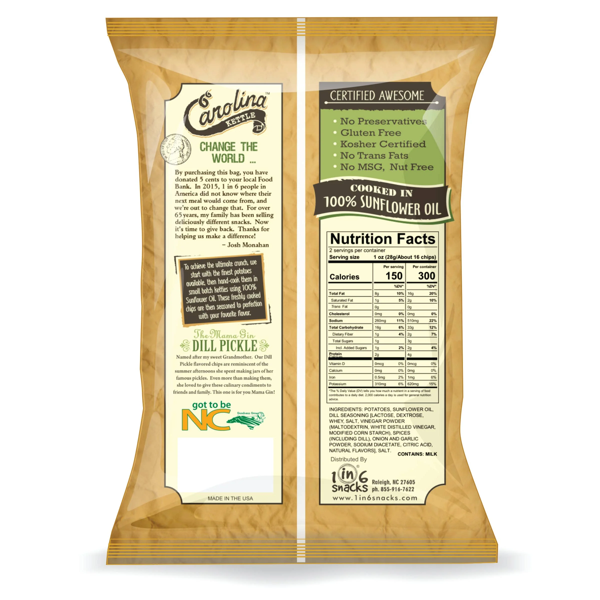 Dill Pickle Chips 2oz - Image 2