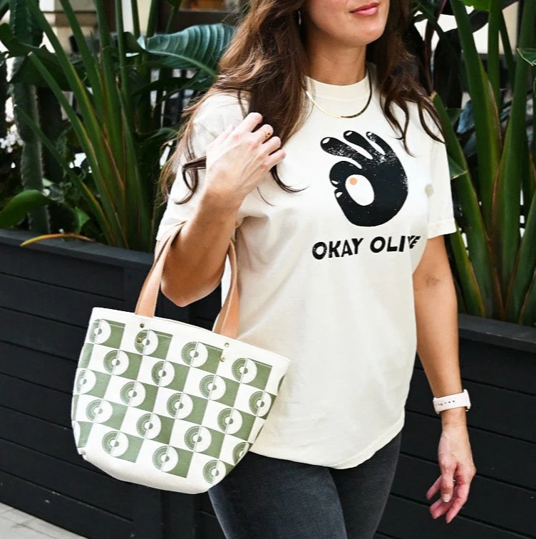 Okay Olive Dumpling Tote - Image 2