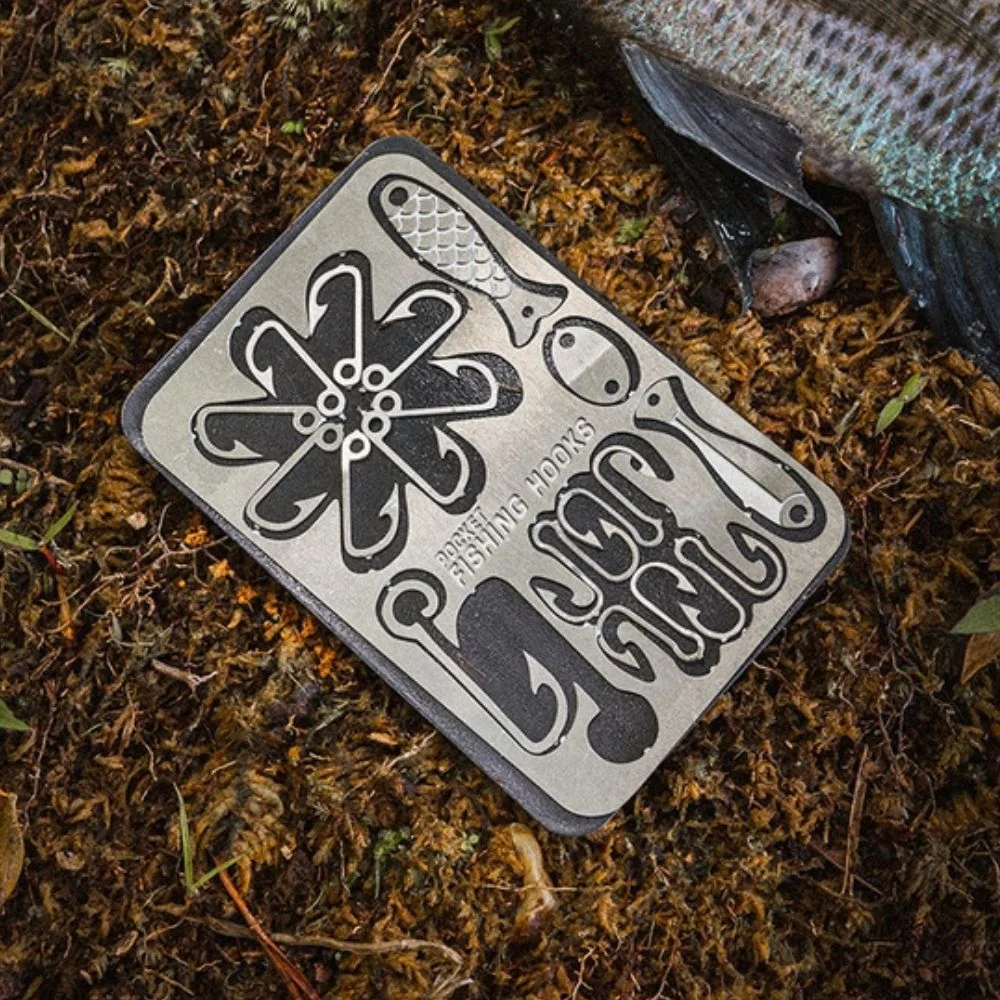 Fishing Hooks Adventure Card – Pocket Fishing Kit - Image 4
