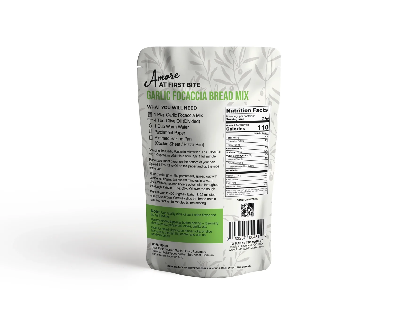 Garlic Focaccia Bread Mix - Image 2