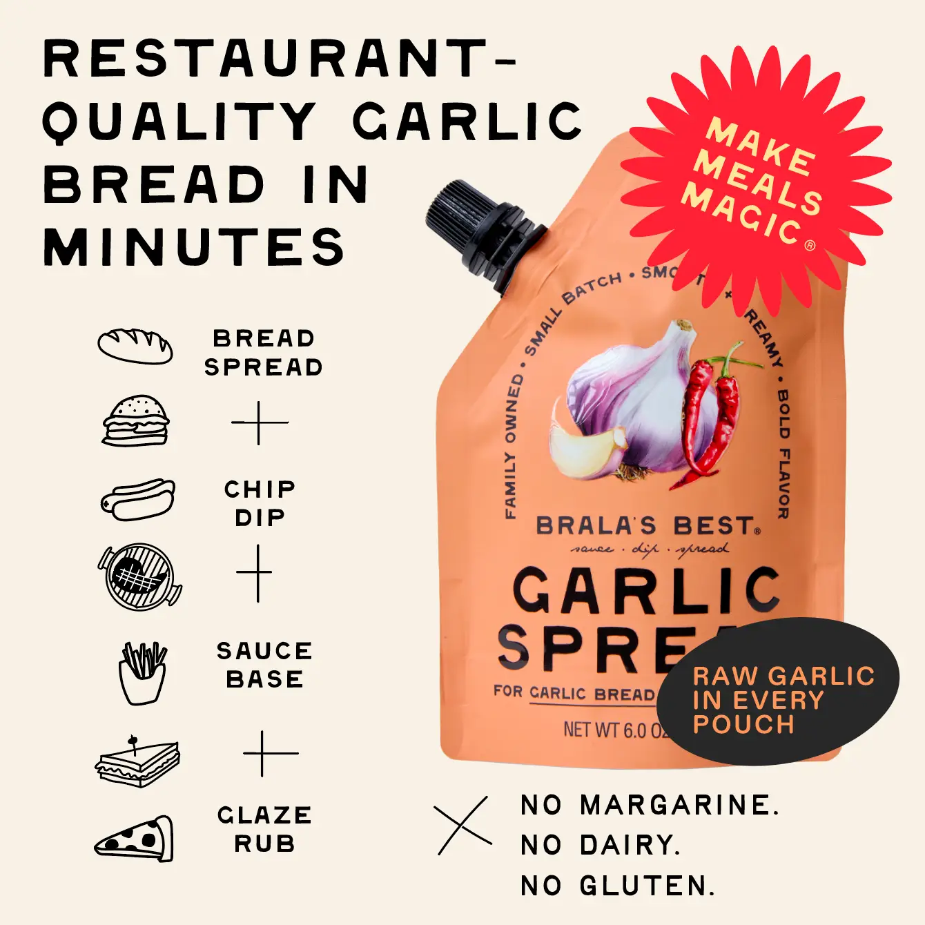 Garlic Spread for Garlic Bread - Buffalo - Image 4