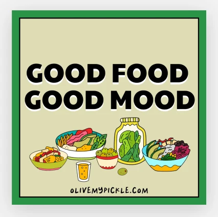 Good Food Good Mood Magnet