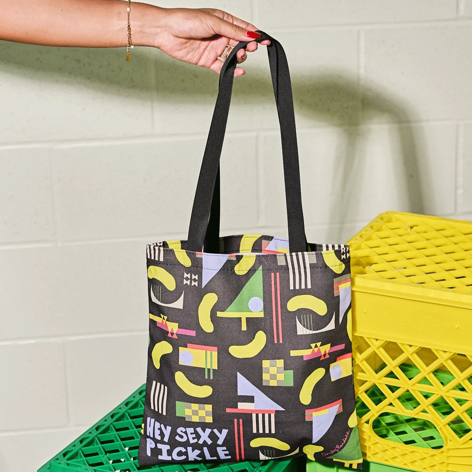 "Hey Sexy Pickle" Tote - Image 3