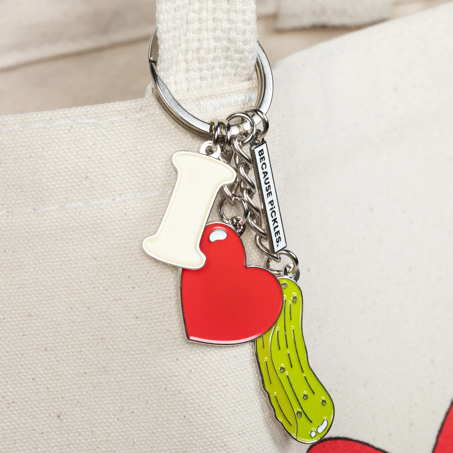 I Love Pickles Keychain - Image 2