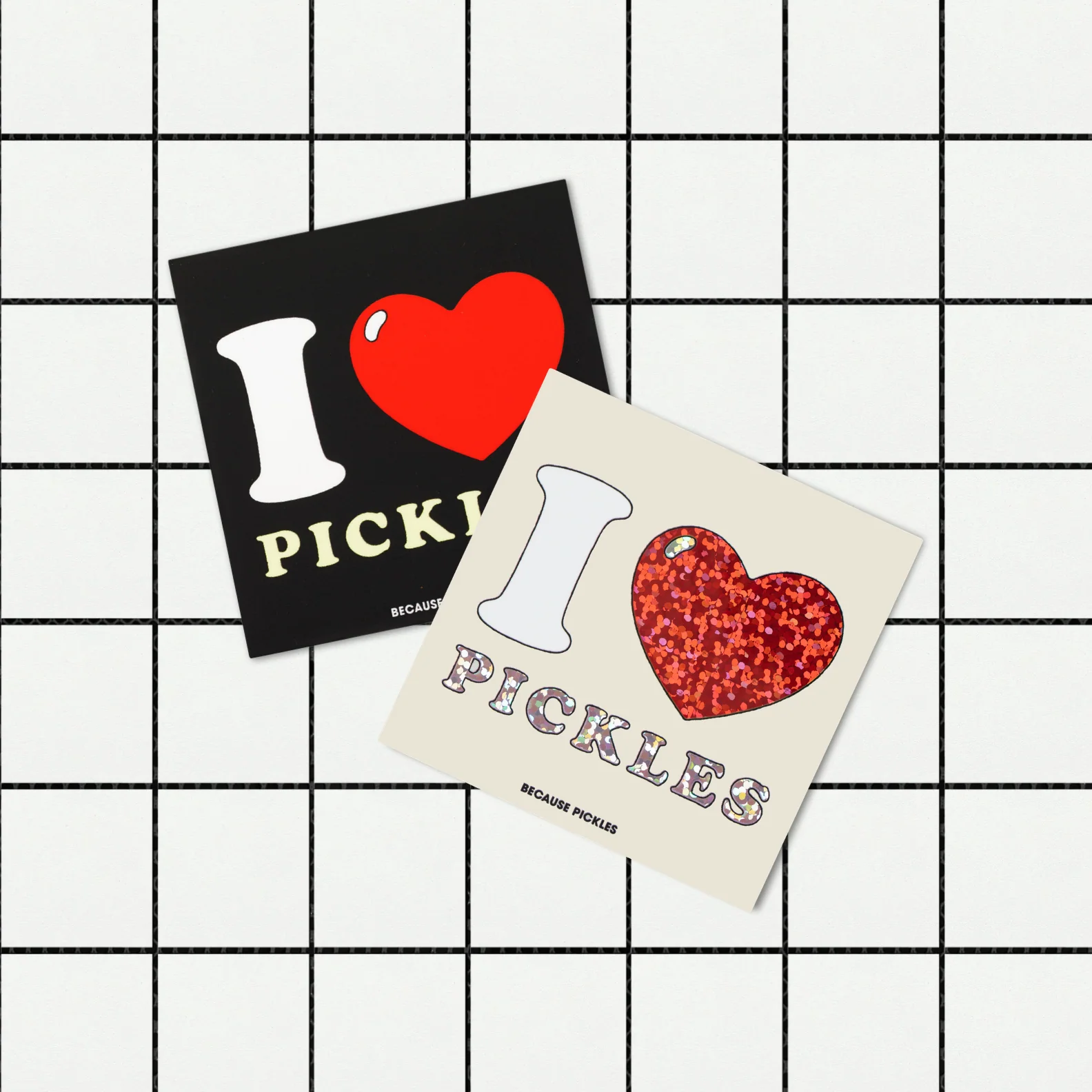I Love Pickles Sticker - Image 3