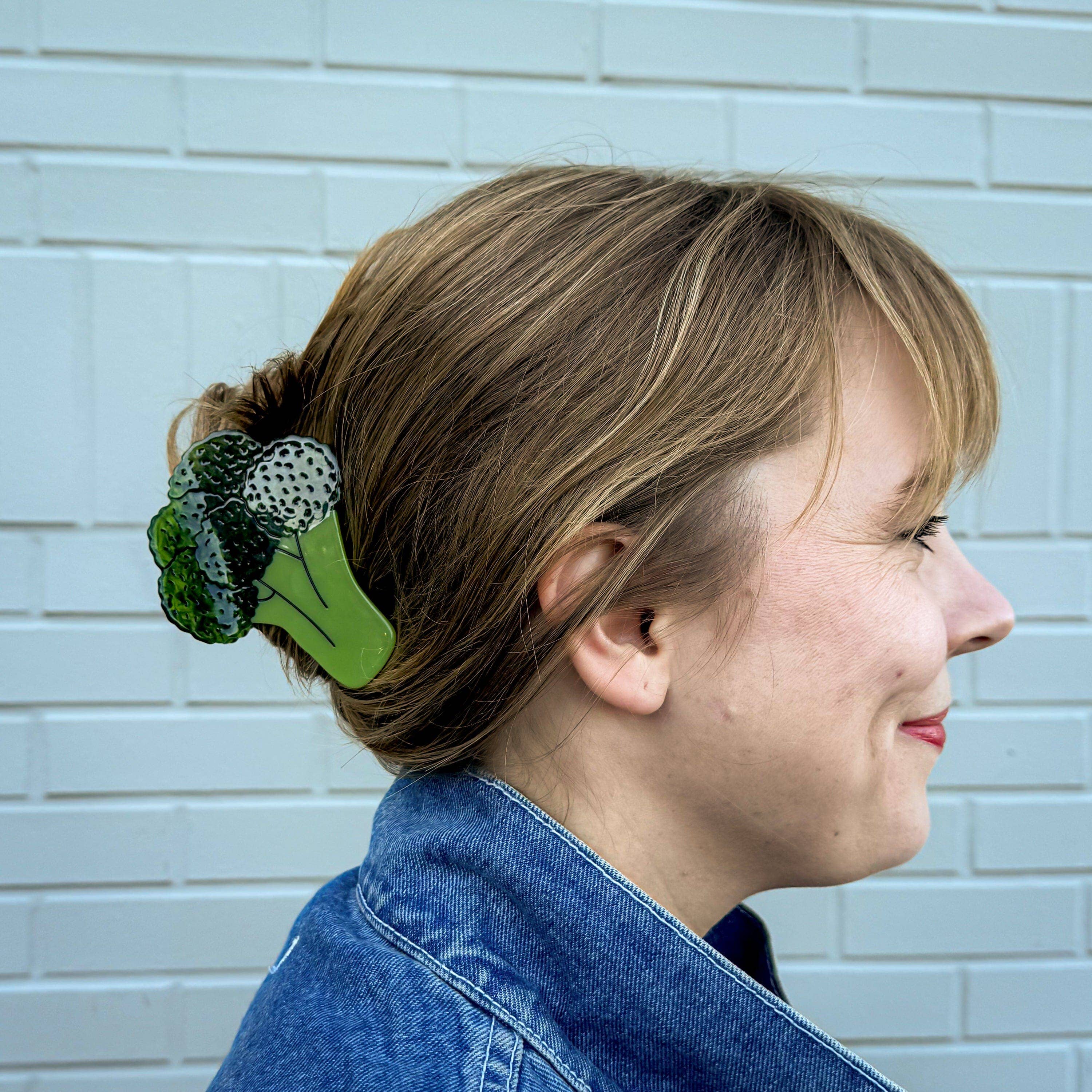 Large Broccoli Hair Claw - Image 2