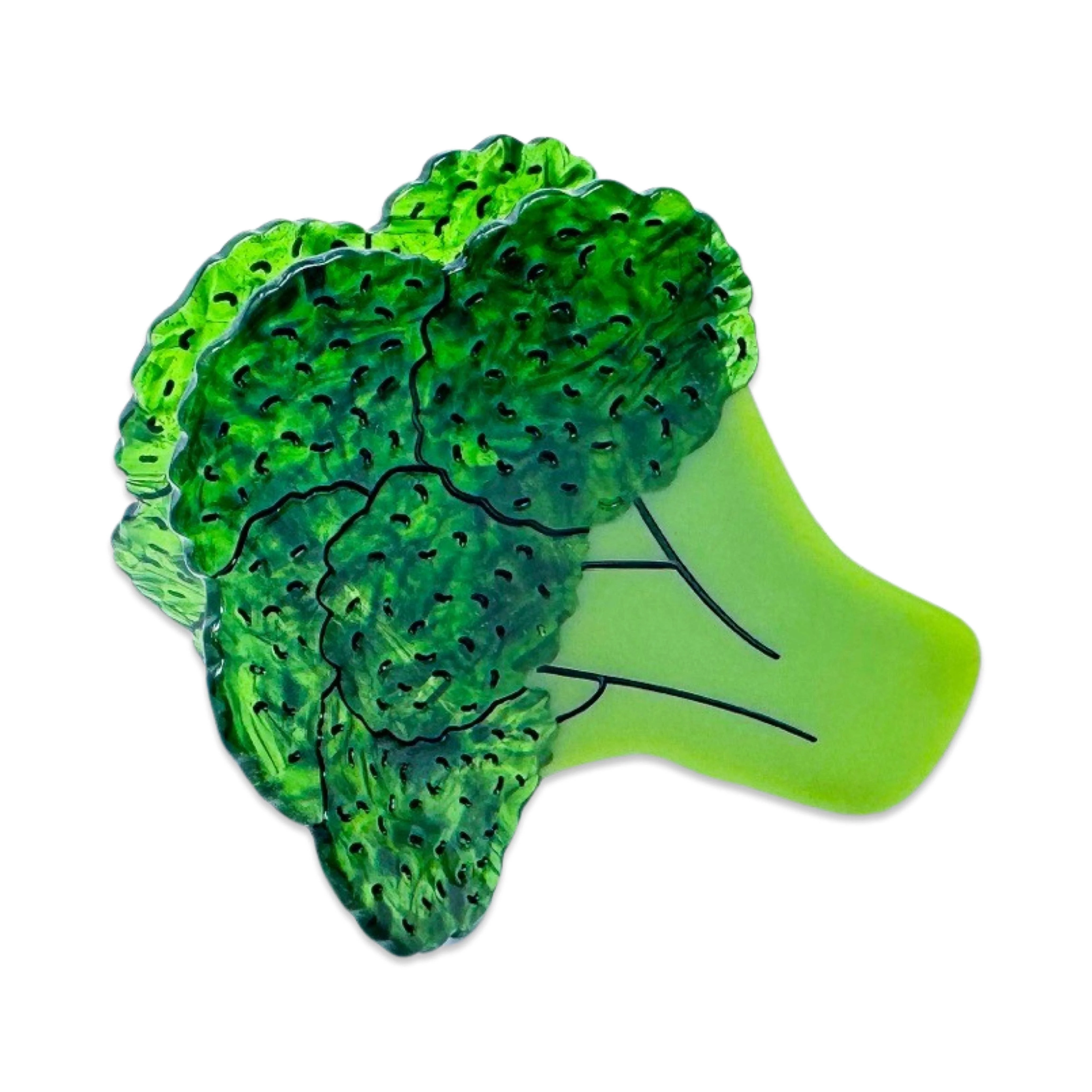Large Broccoli Hair Claw - Image 5
