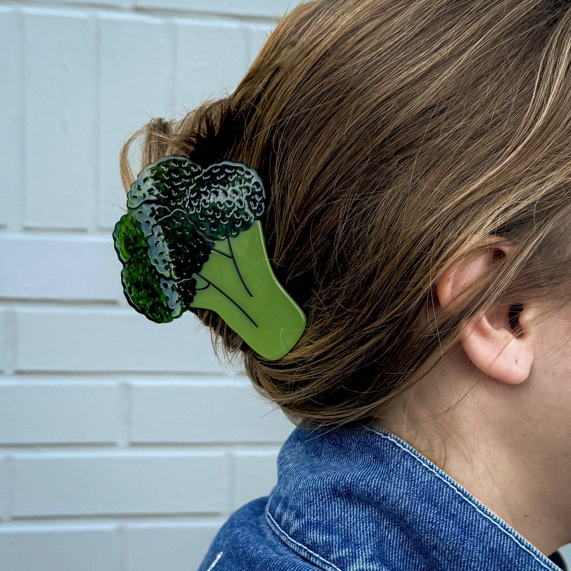 Large Broccoli Hair Claw - Image 7