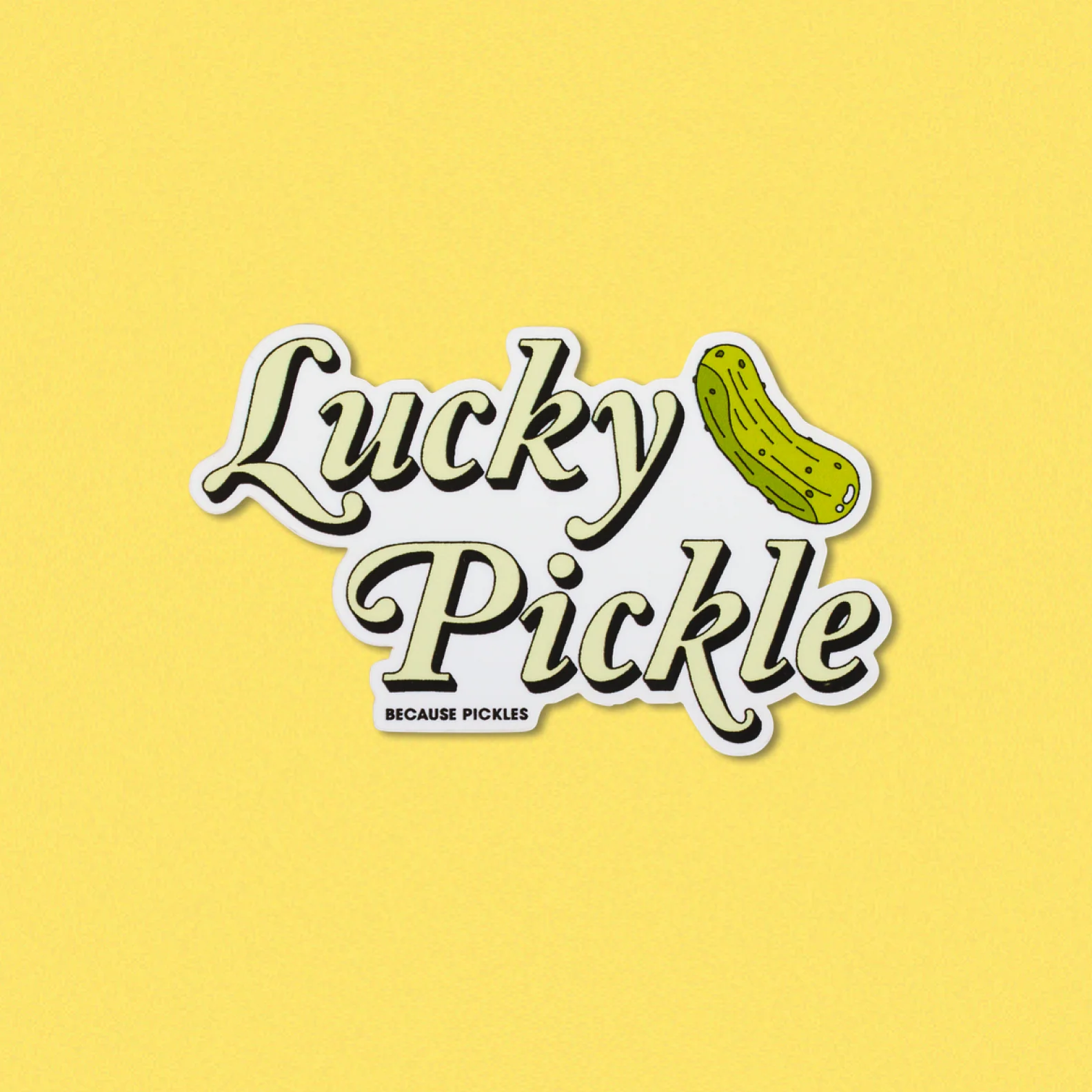 Lucky Pickle Sticker - Image 2