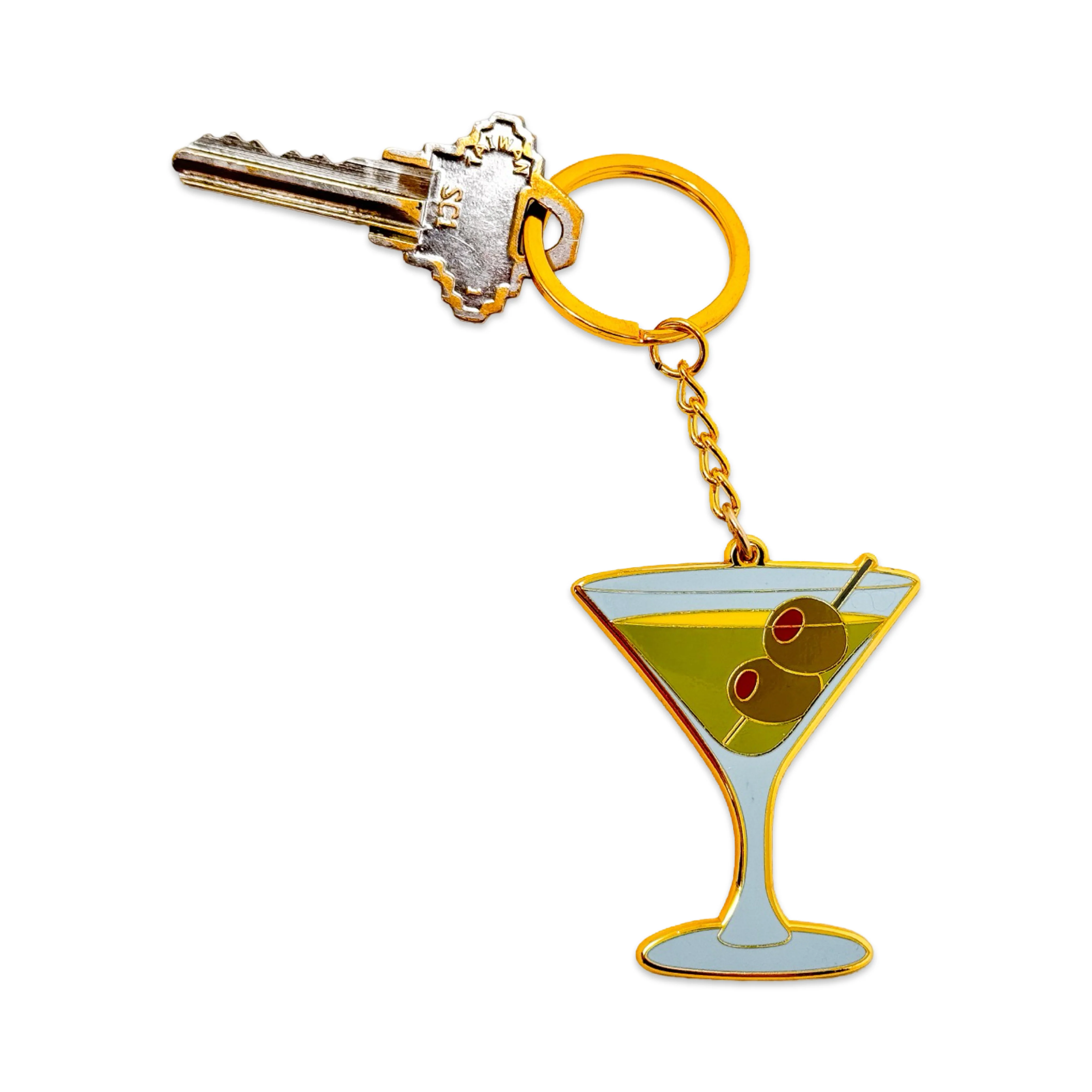 Martini Enamel Keychain - Image 2