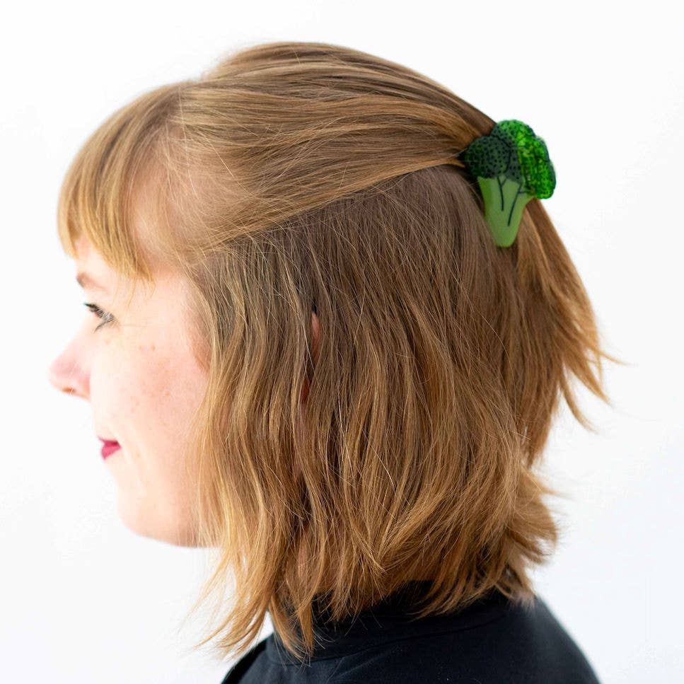 Midi Broccoli Hair Claw - Image 2