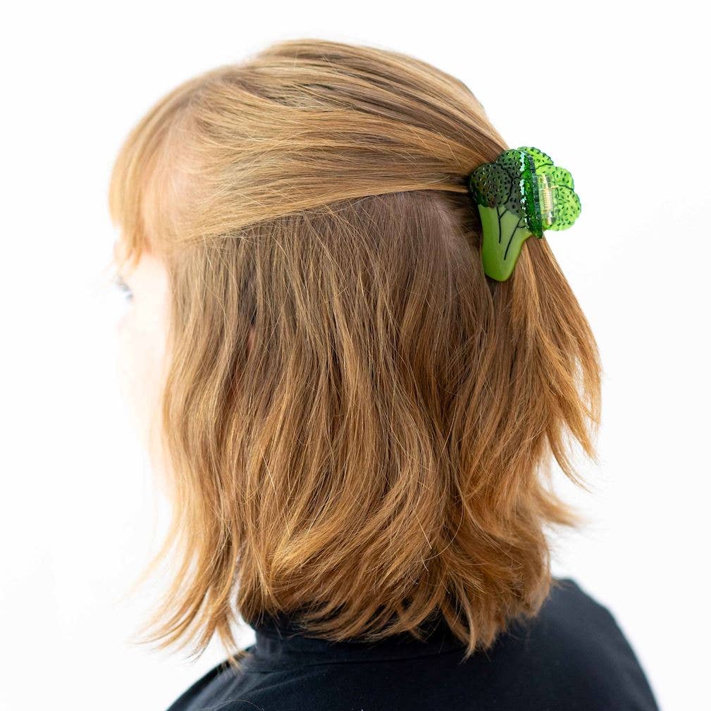 Midi Broccoli Hair Claw - Image 3