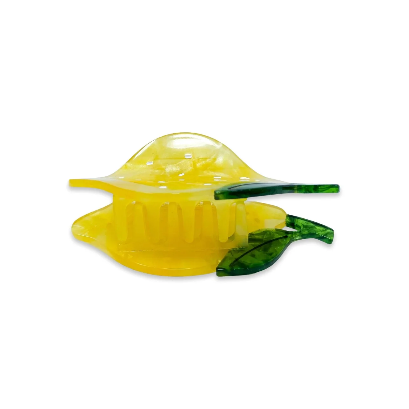 Midi Lemon Hair Claw Clip - Image 2