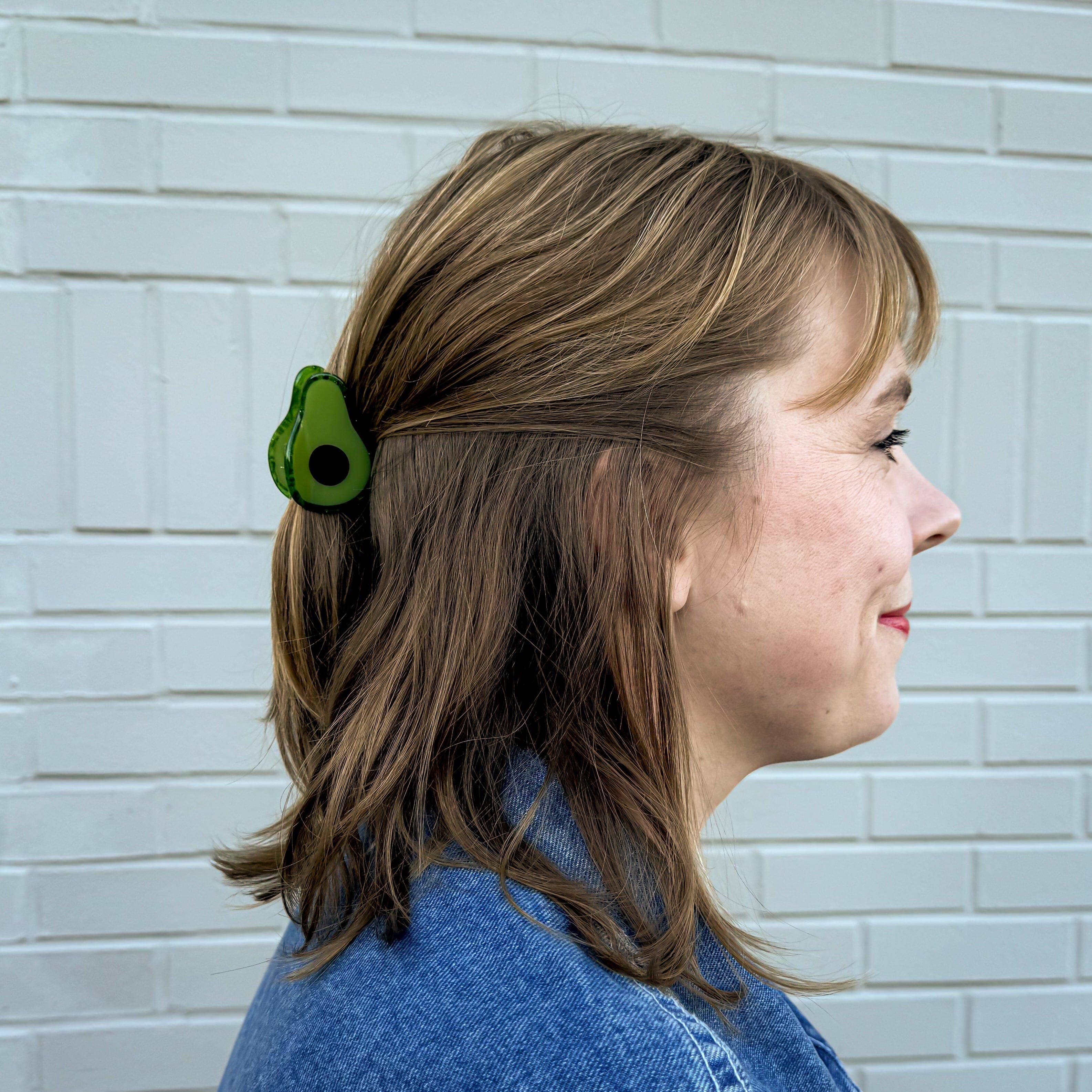 Mini Avocado Hair Claw - Image 6