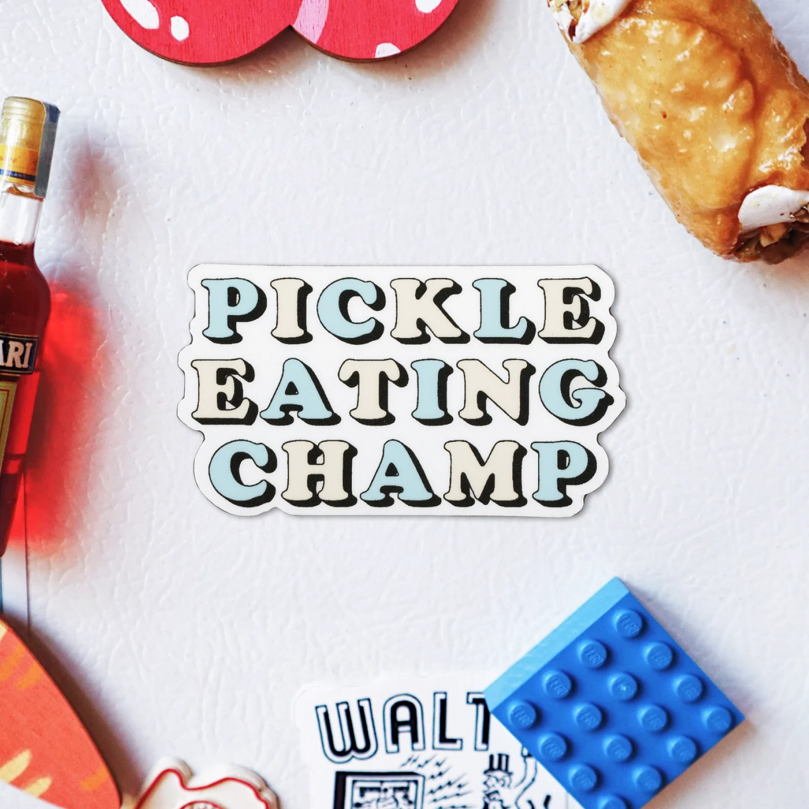Pickle Eating Champ Magnet - Image 2