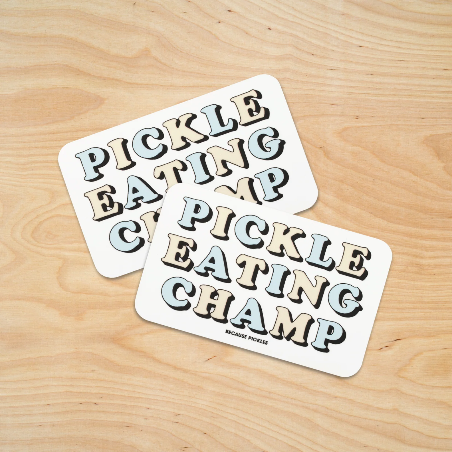 Pickle Eating Champ Sticker - Image 4