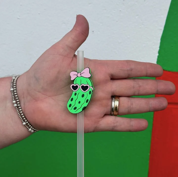 Pickle Girl Straw Topper - Image 3