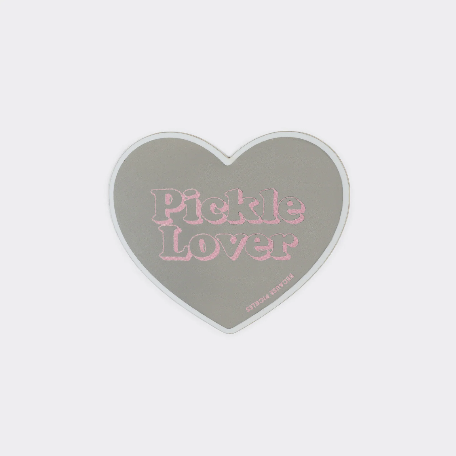 Pickle Lover Heart Sticker - Image 4