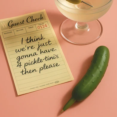 Pickle Squishy Pen - Image 2