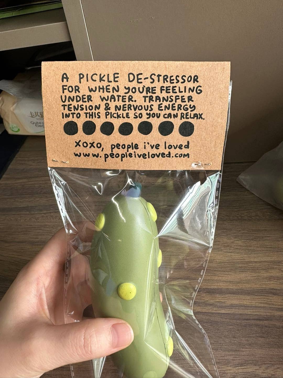 Hold Me In a Pickle Stress Ball - Image 3