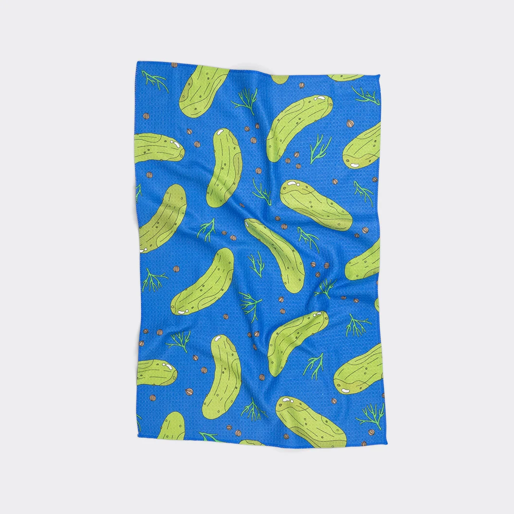 Blueberry Dill Pickles Kitchen Towel