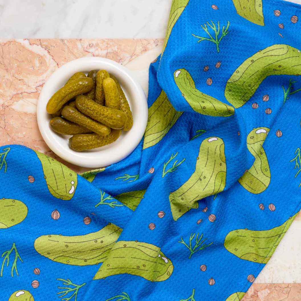 Blueberry Dill Pickles Kitchen Towel - Image 2