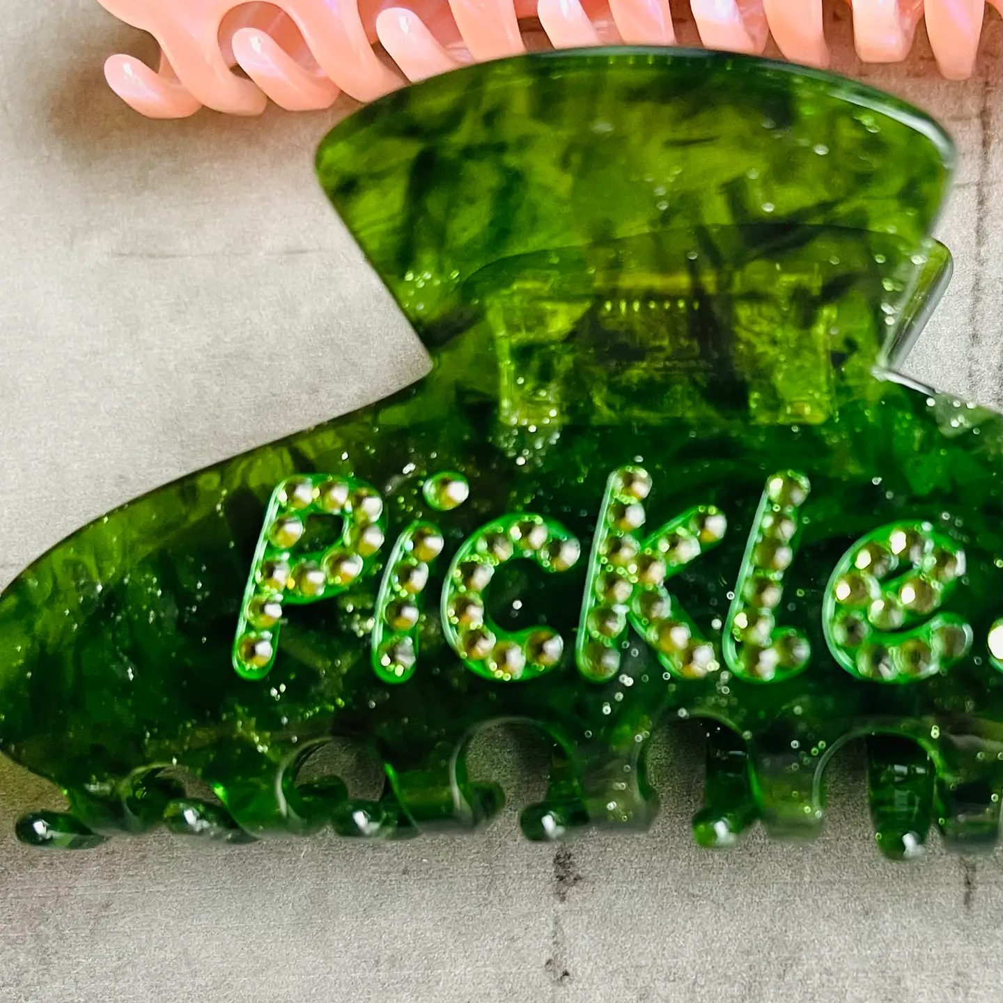 Pickles Rhinestone Hair Claw - Image 2