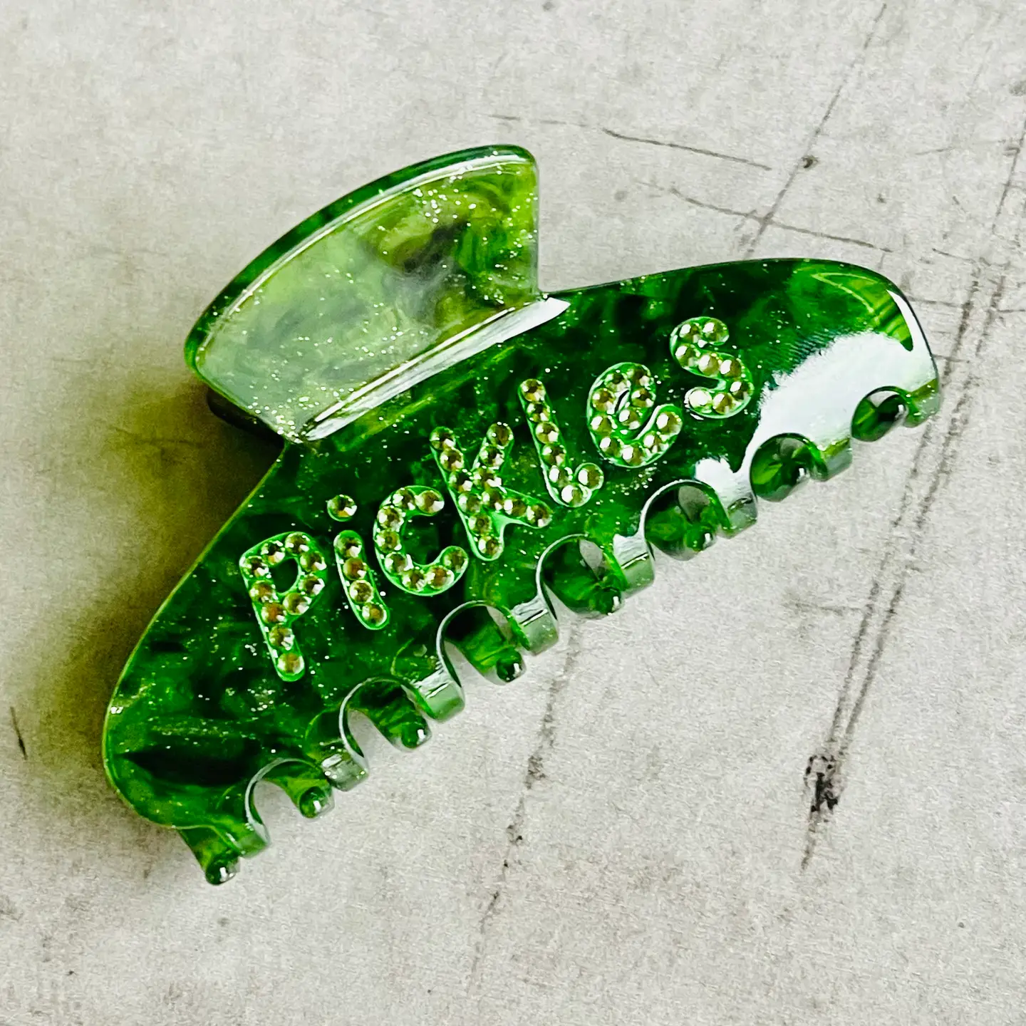 Pickles Rhinestone Hair Claw - Image 3