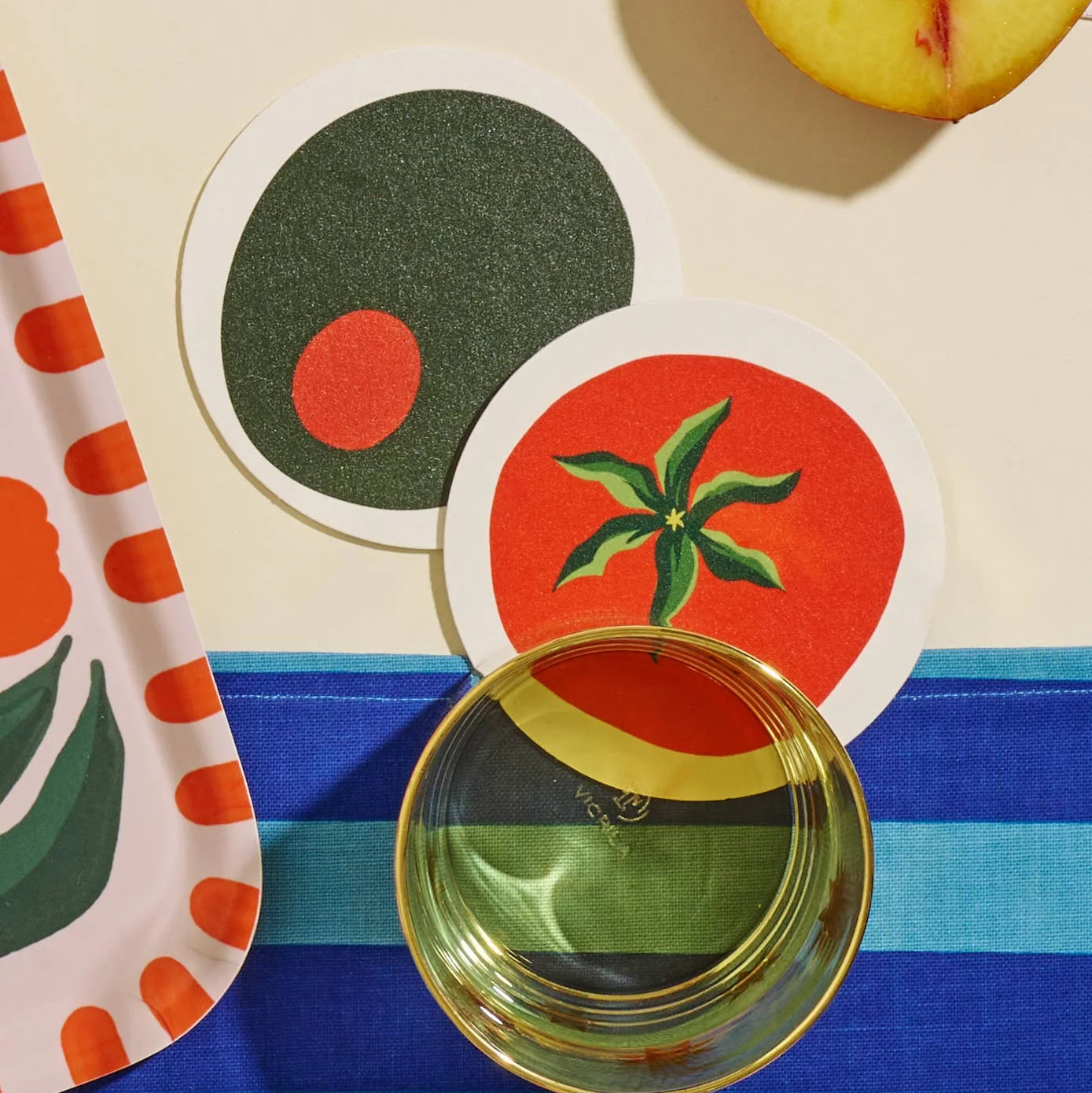 Pimento Olive Coasters - Image 3