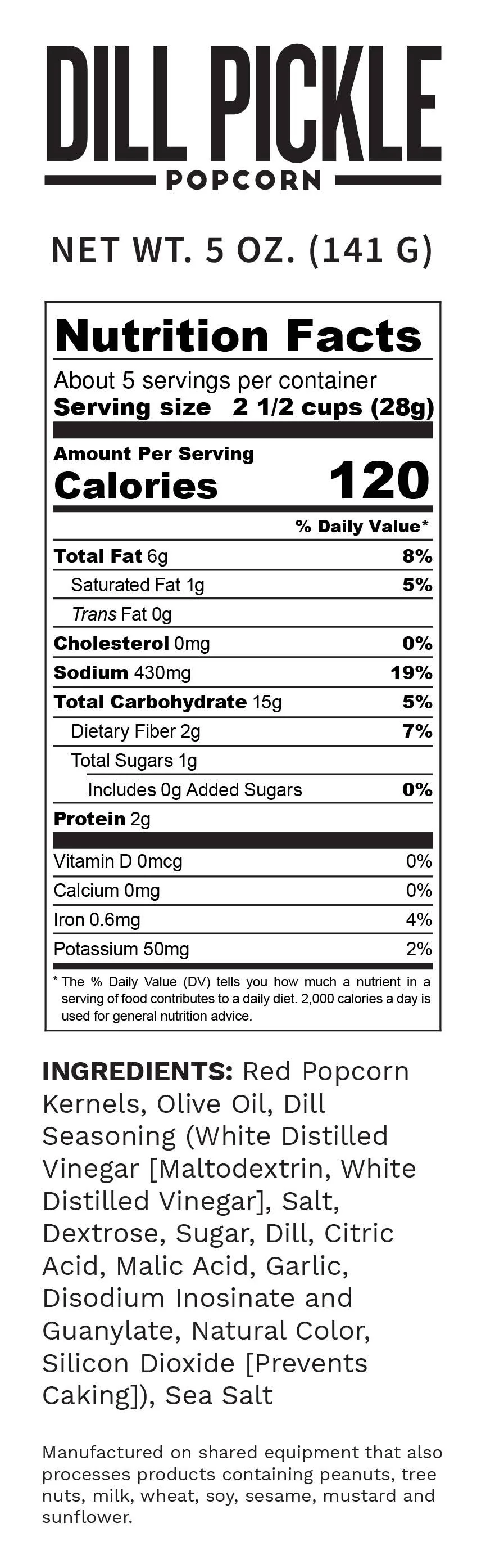 Dill Pickle Popcorn 5.0oz - Image 3