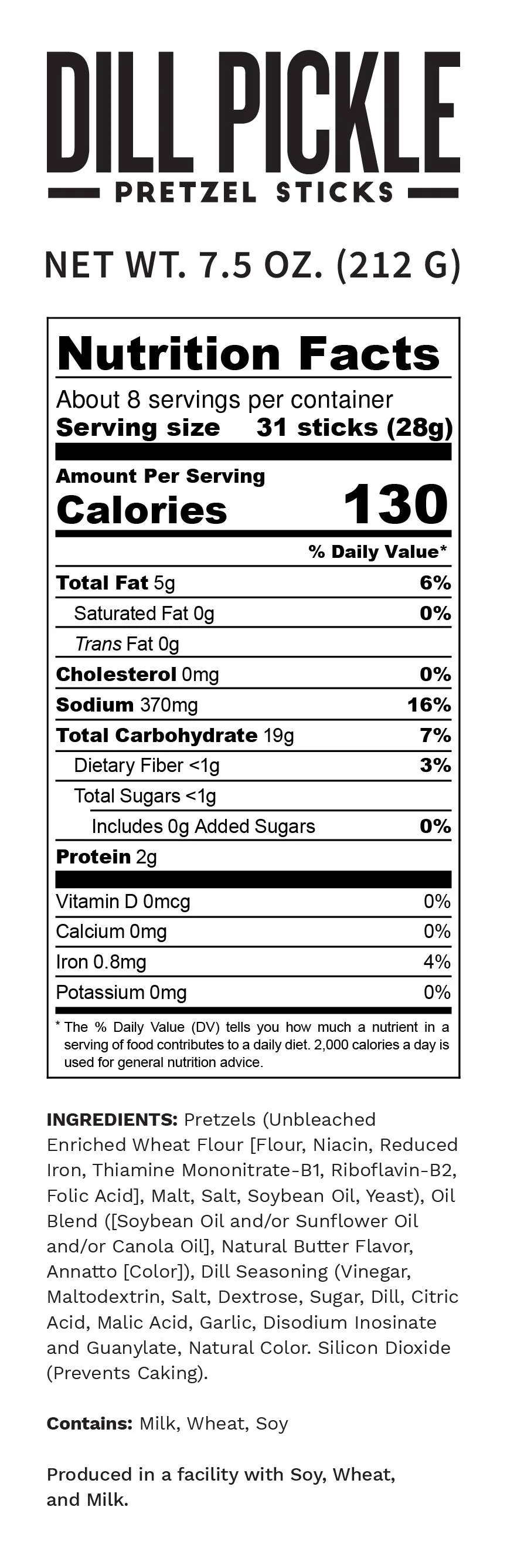 Dill Pickle Pretzel 7.5oz - Image 3