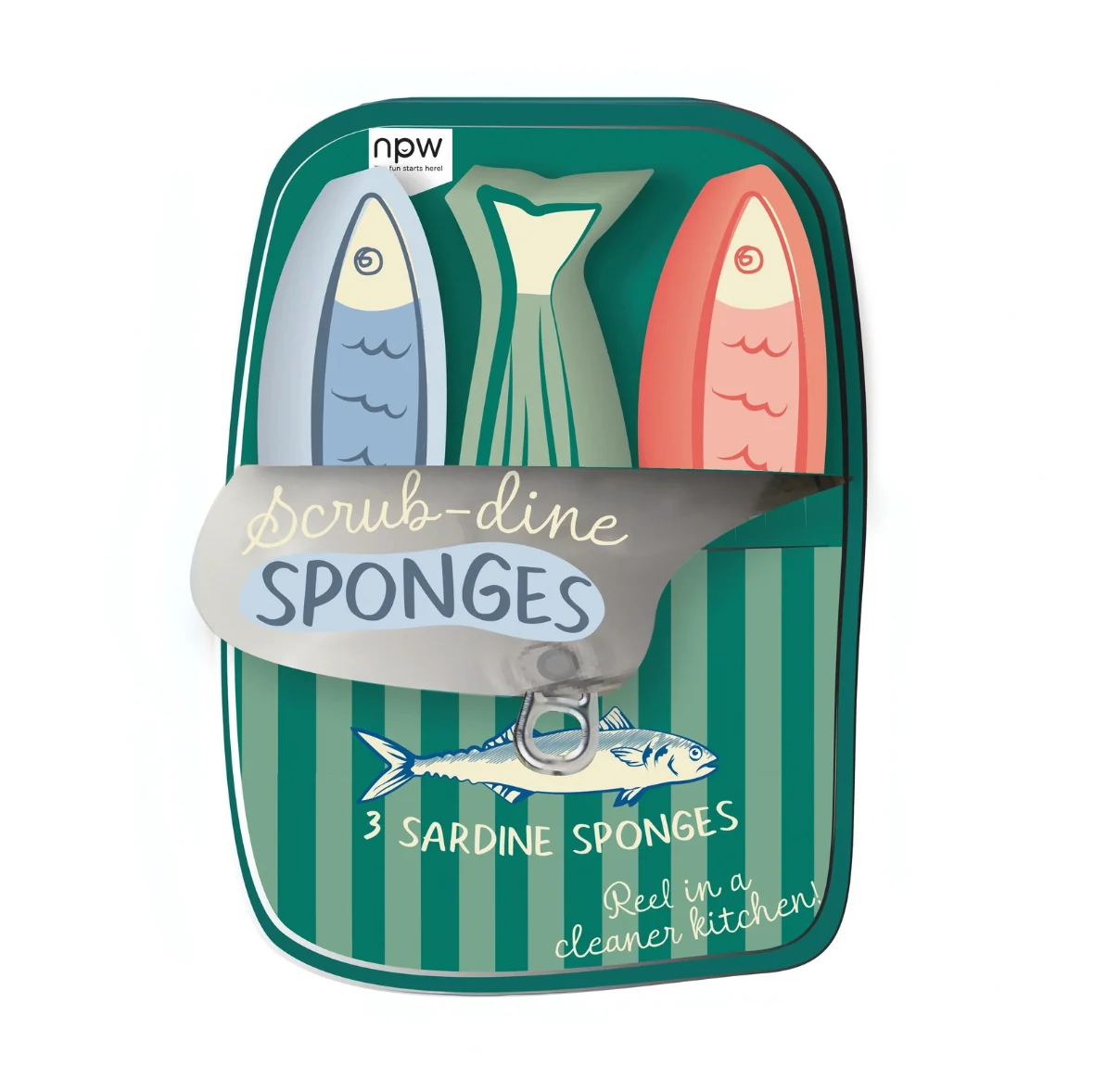 Sardine Sponges 3PK