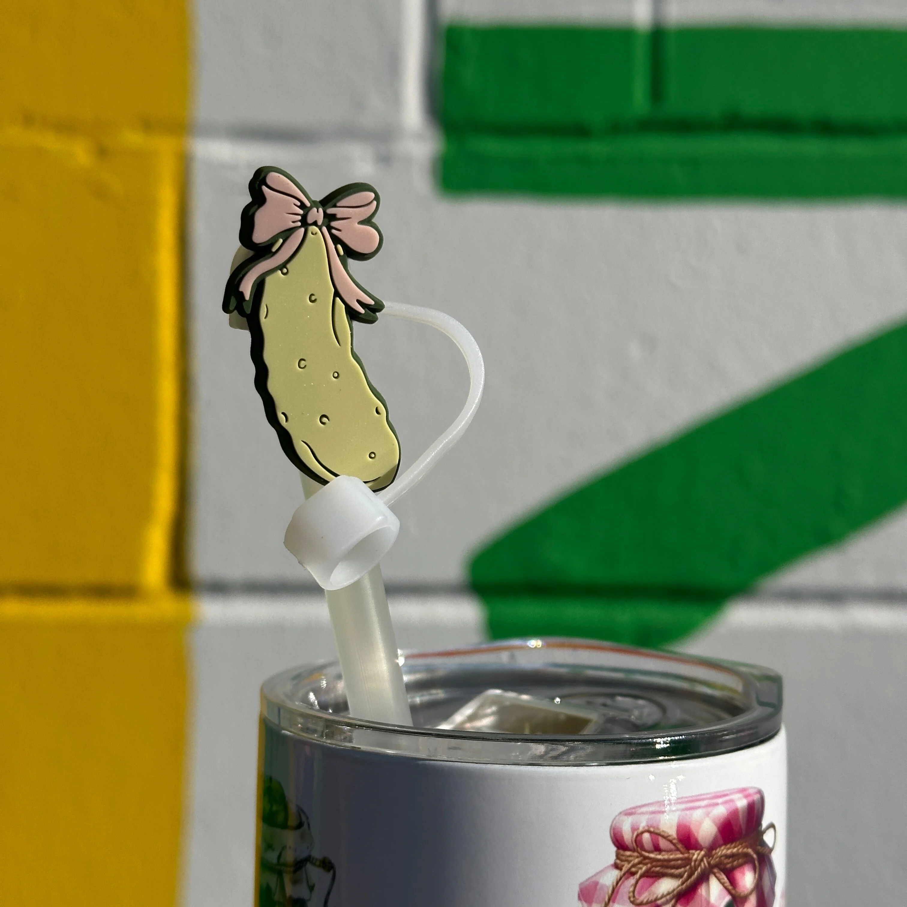 Coquette Pickle Straw Topper - Image 2