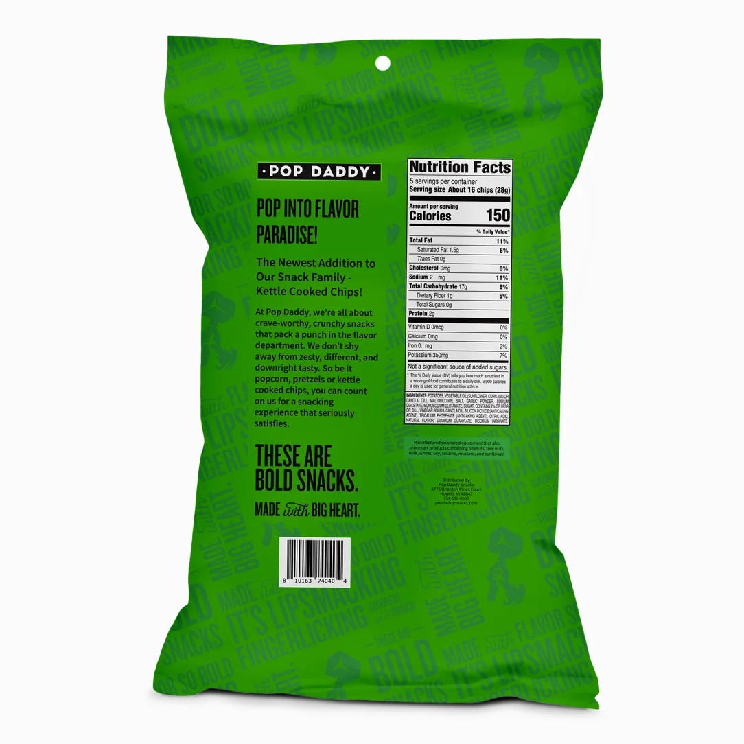 Spicy Dill Pickle Chips 5oz. - Image 3