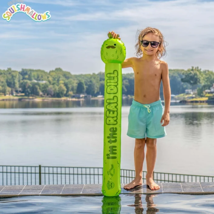 Squishmallows Charles the Pickle Pool Noodle - Image 4