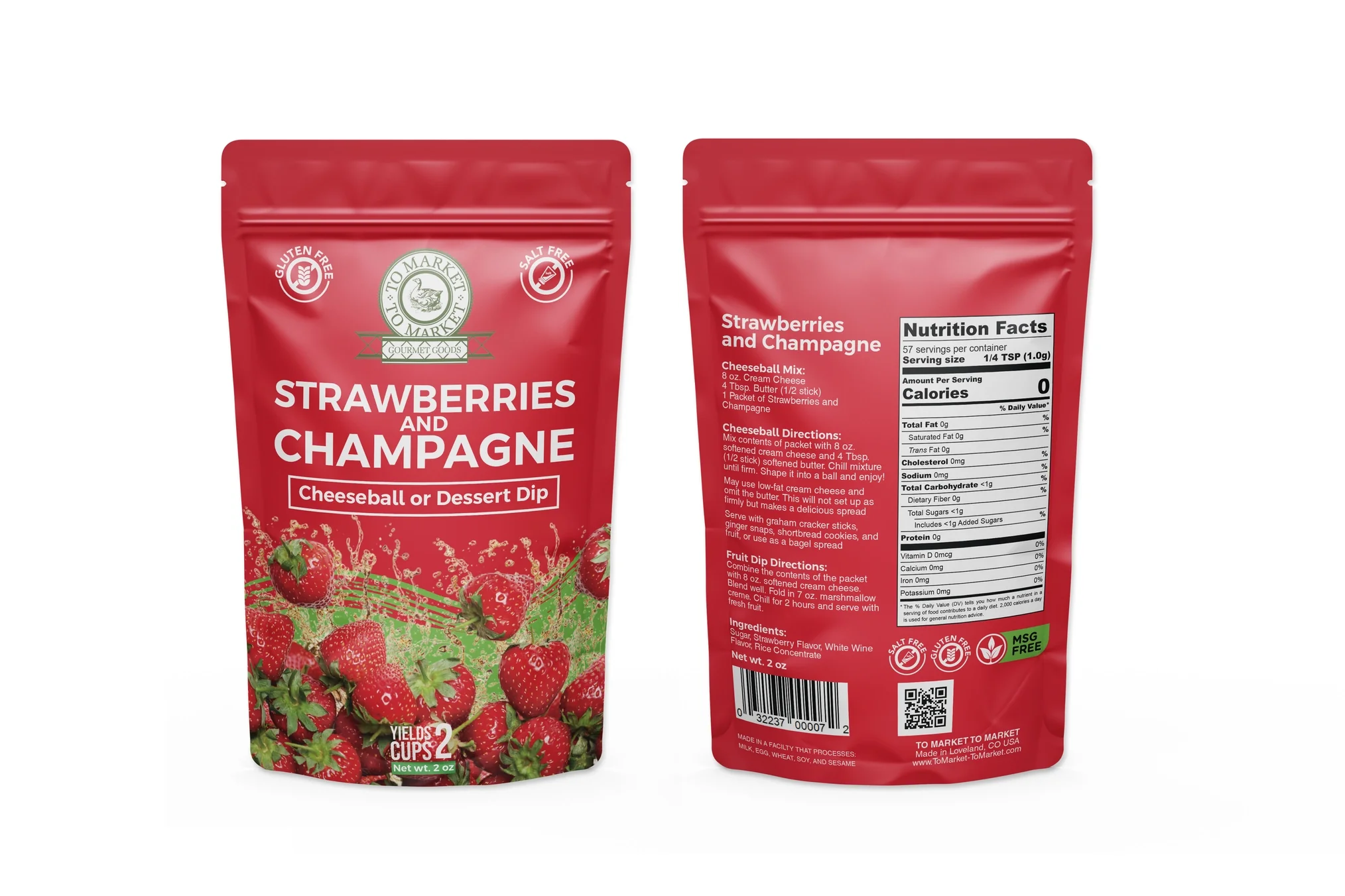 Strawberries and Champagne - Cheeseball and Dessert Dip - Image 2