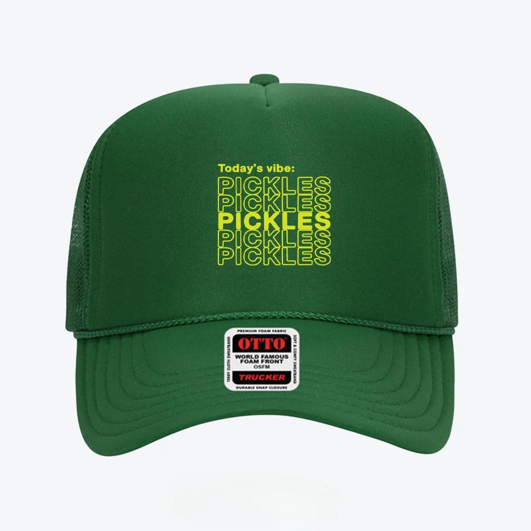 Todays Vibe: Pickles Trucker Hat - Image 3